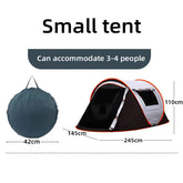 Quick opening hand throw tent waterproof camping boat tent