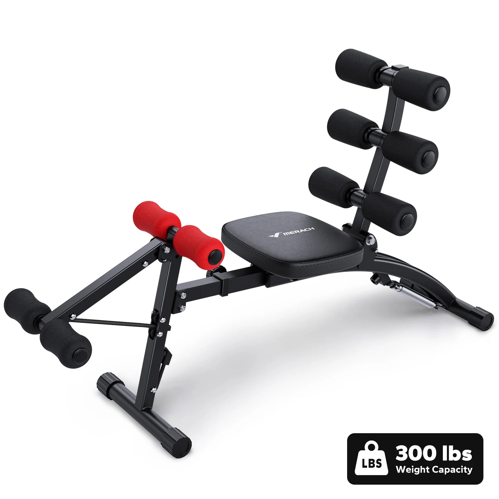 Ab Machine Multi-Functional Adjustable Ab Trainer Workout Bench for Home Gym