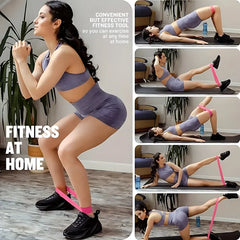 Women's Portable Resistance Band (Loop) - Glute Squats, Leg & Arm Slimming