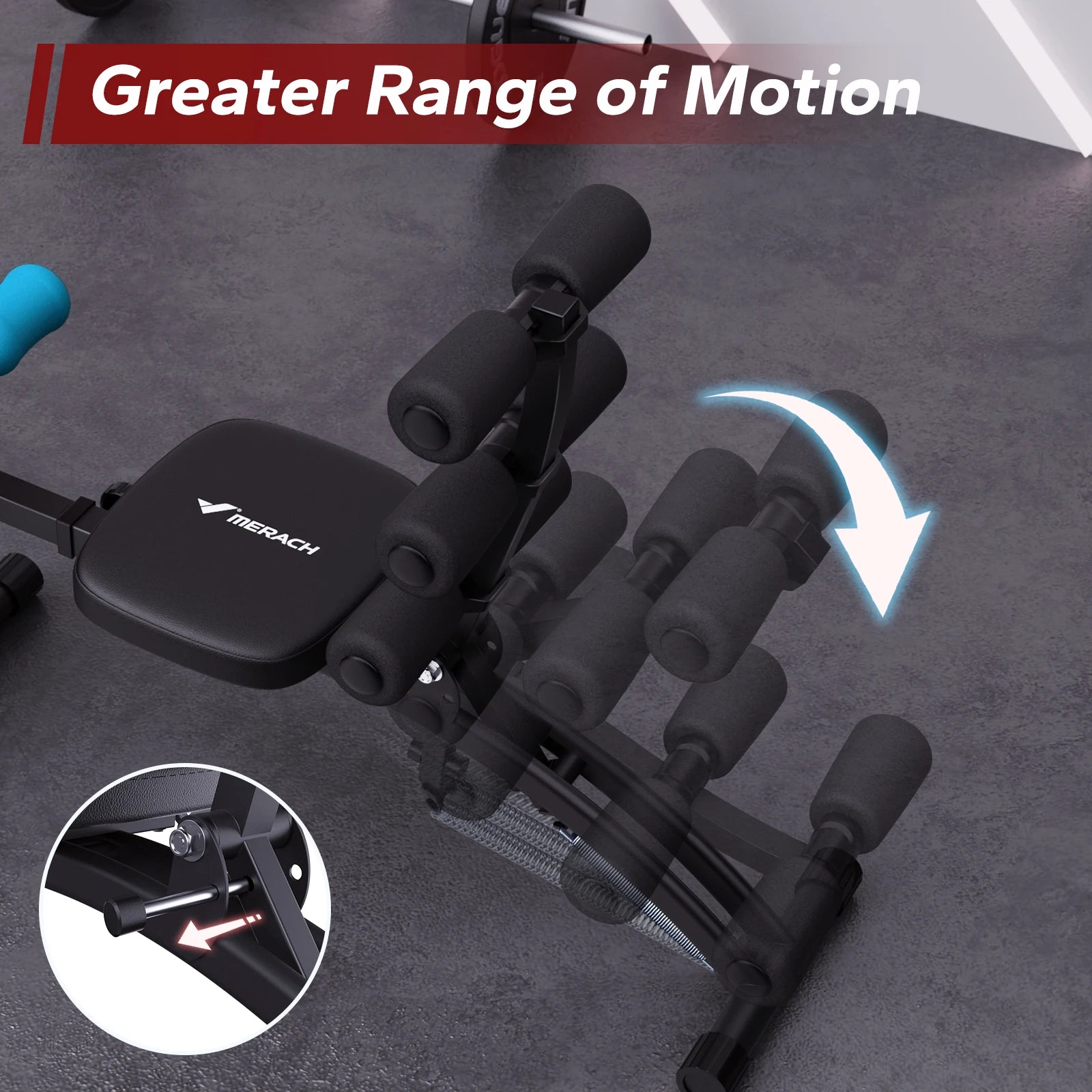 Ab Machine Multi-Functional Adjustable Ab Trainer Workout Bench for Home Gym