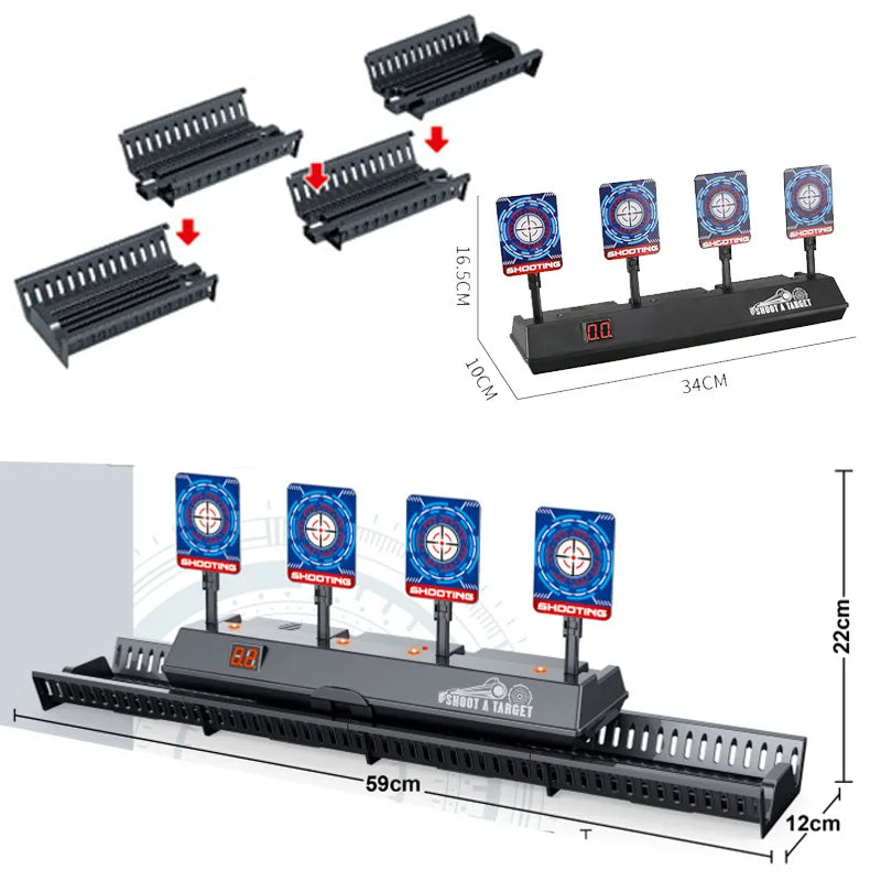 Targets for Nerf Guns Auto Reset Electric Shooting Target Accessories