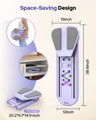 Foldable Pilates Reformer Set 7 in 1 Multi-Purpose