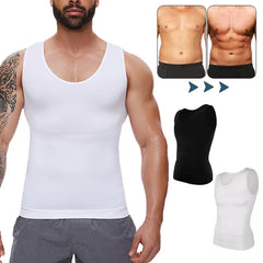 Men Body Shaper Slimming Compression Vest Undershirt