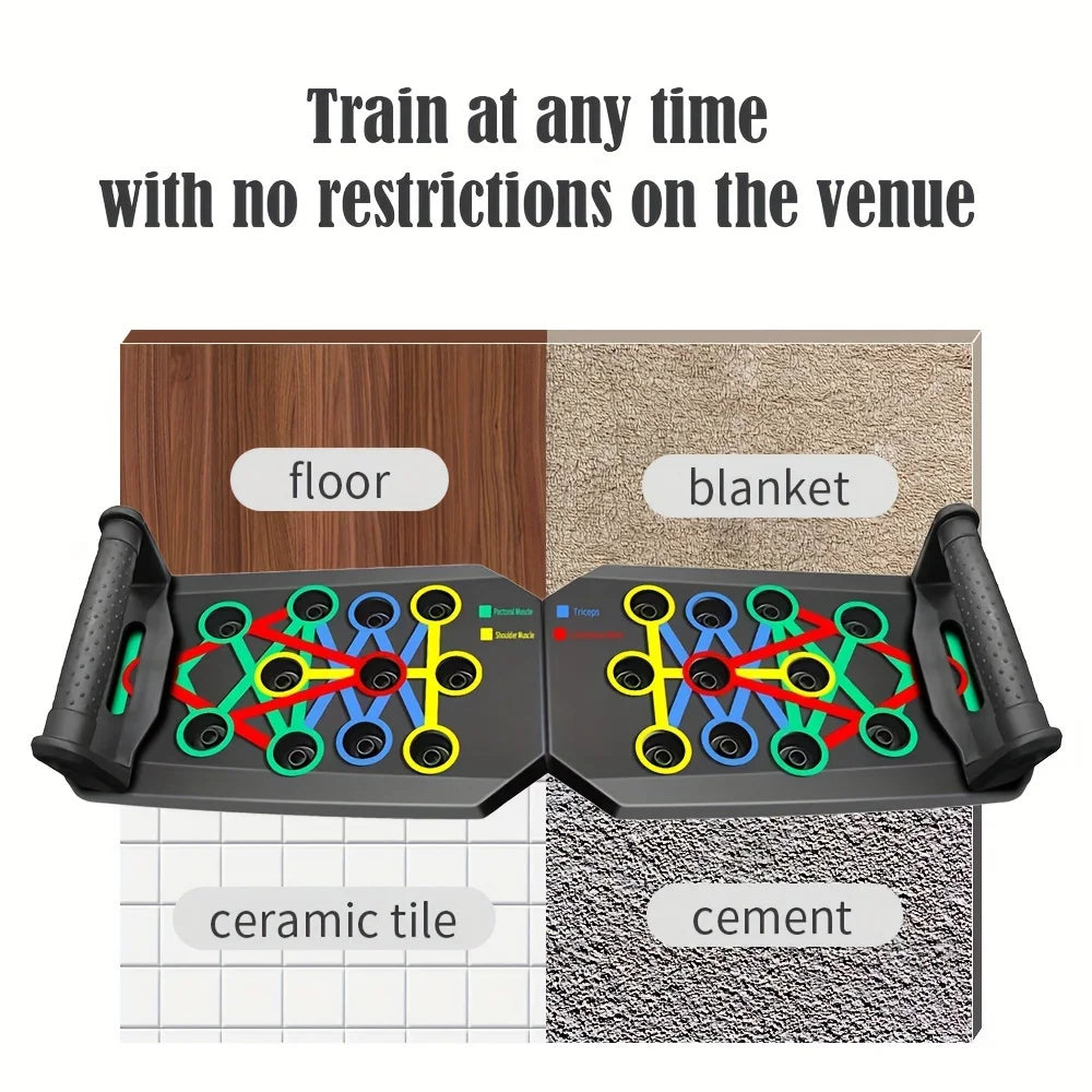 Adjustable Push-Up Board – Portable PP for Chest & Tricep Training