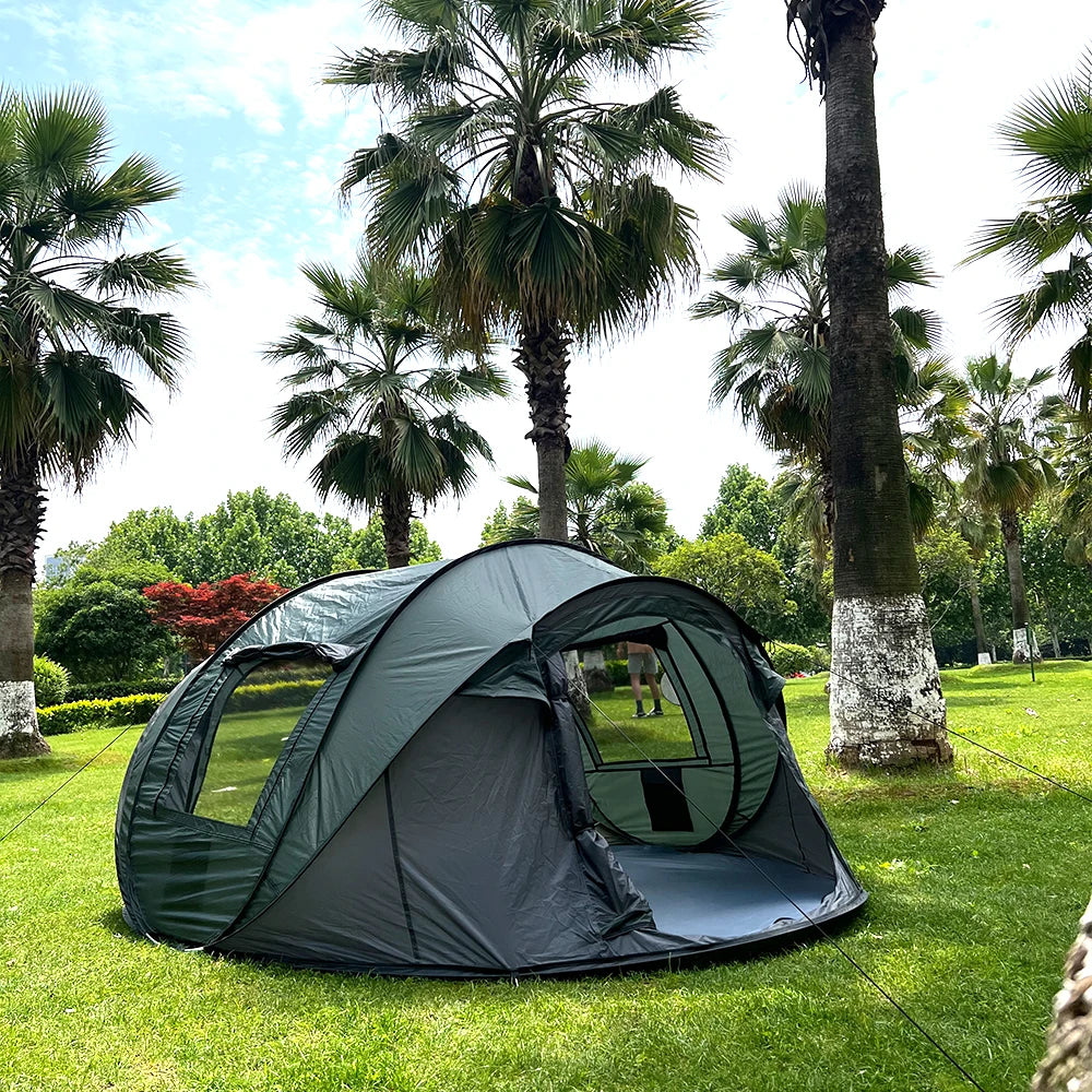 Quick opening hand throw tent waterproof camping boat tent