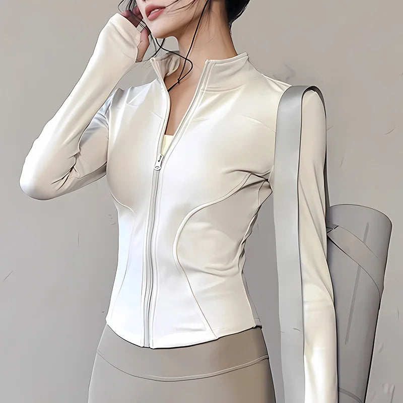 Fall Pilates Quick-Dry Athletic Jacket for Women