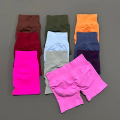 HISTELLO Impacts Shorts 4.5" Women Fitness Sports Biker Shorts
