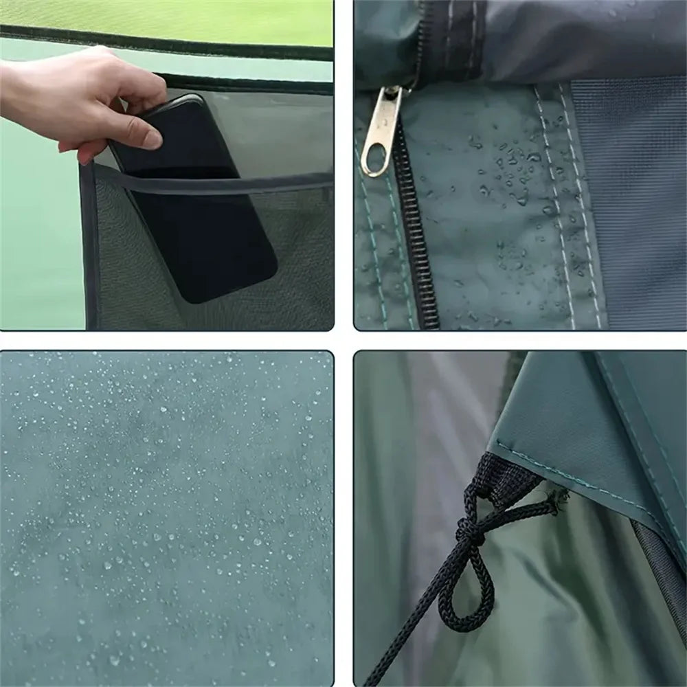 Quick opening hand throw tent waterproof camping boat tent