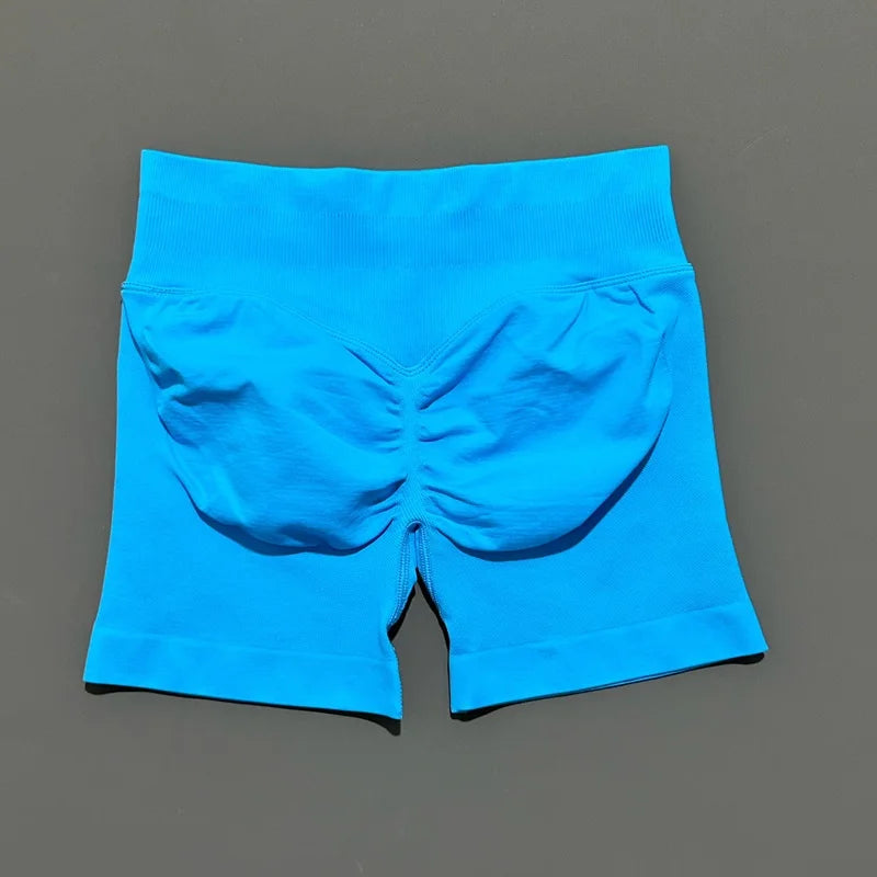 HISTELLO Impacts Shorts 4.5" Women Fitness Sports Biker Shorts