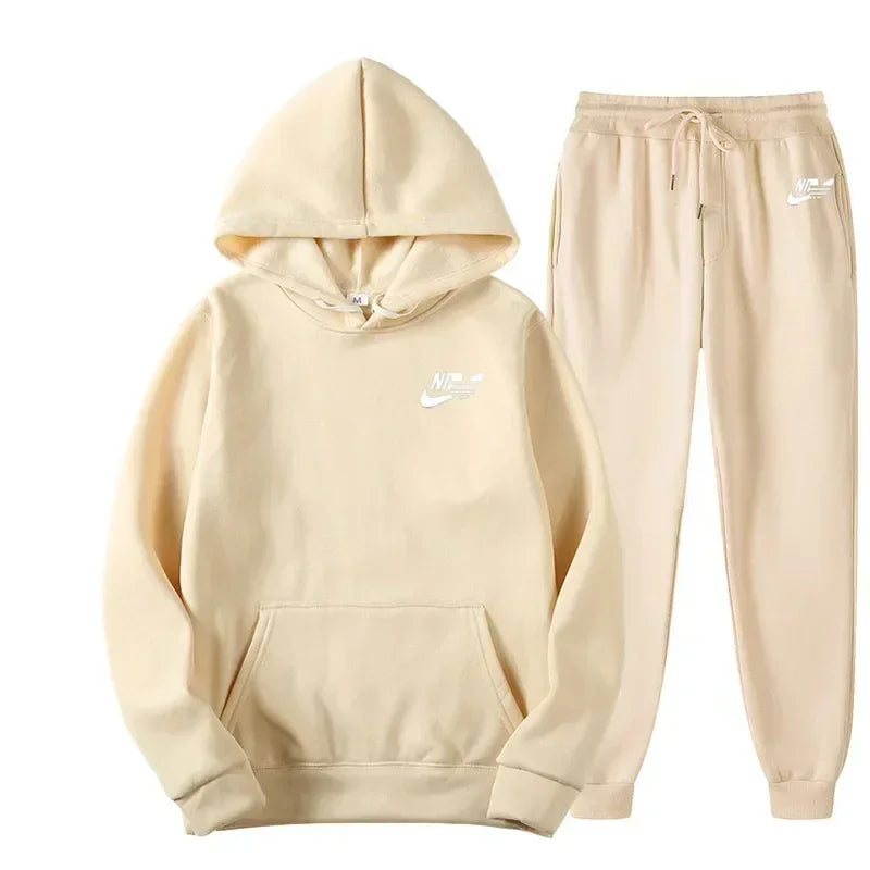 Autumn Men Casual Two Piece Sets Sweatshirts