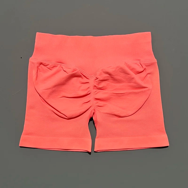HISTELLO Impacts Shorts 4.5" Women Fitness Sports Biker Shorts