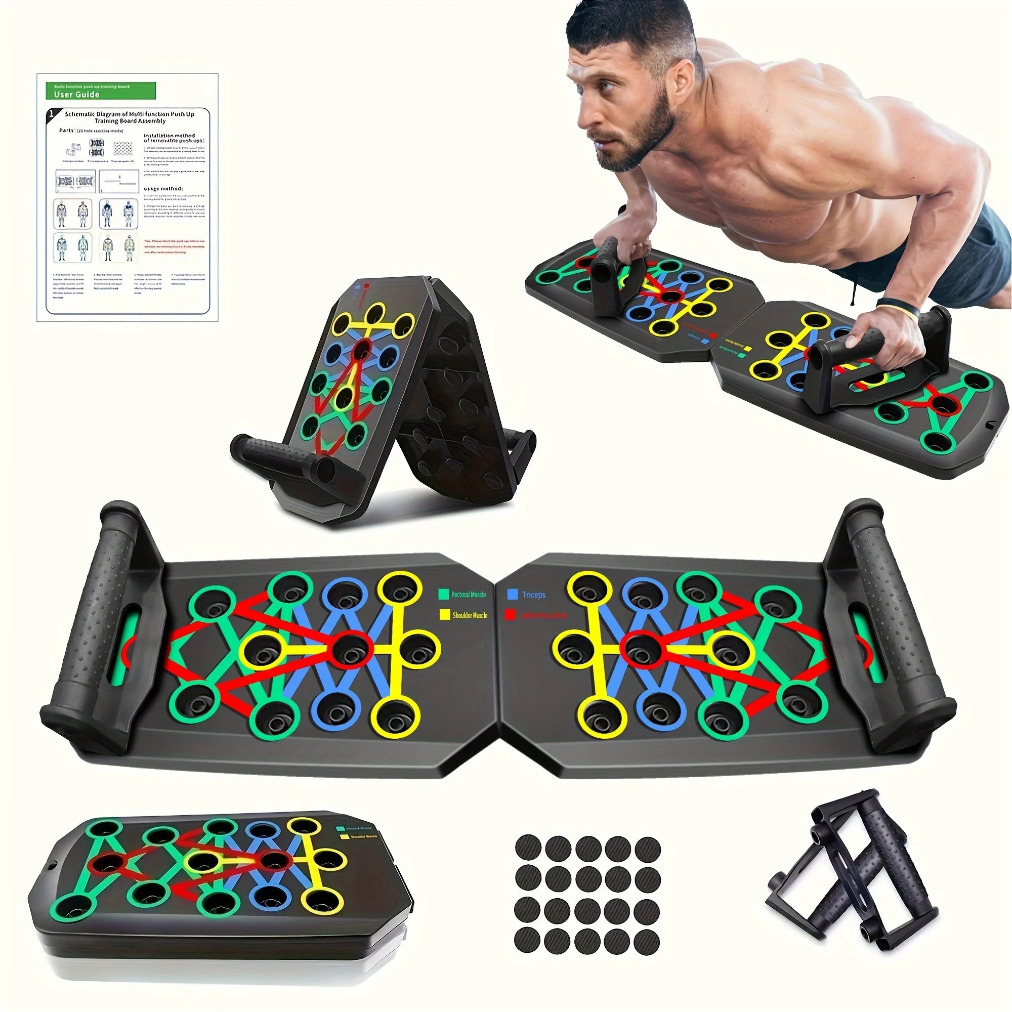 Adjustable Push-Up Board – Portable PP for Chest & Tricep Training