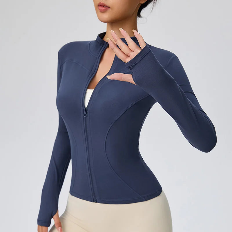 Fall Pilates Quick-Dry Athletic Jacket for Women