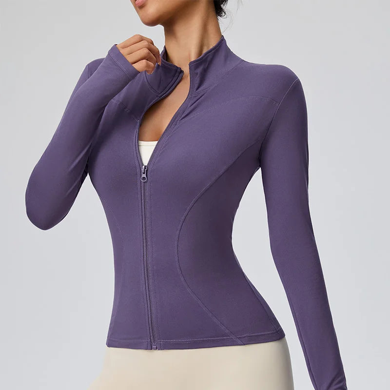 Fall Pilates Quick-Dry Athletic Jacket for Women