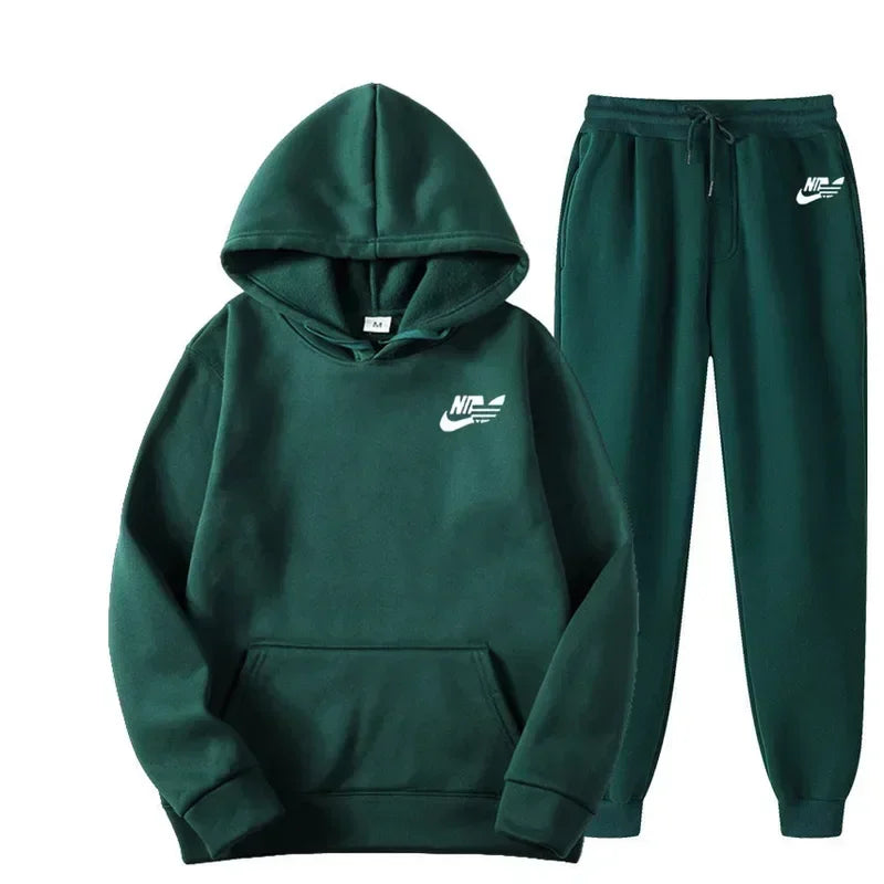 Autumn Men Casual Two Piece Sets Sweatshirts