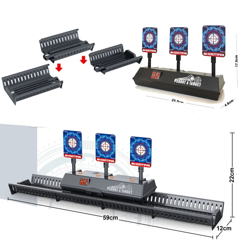 Targets for Nerf Guns Auto Reset Electric Shooting Target Accessories
