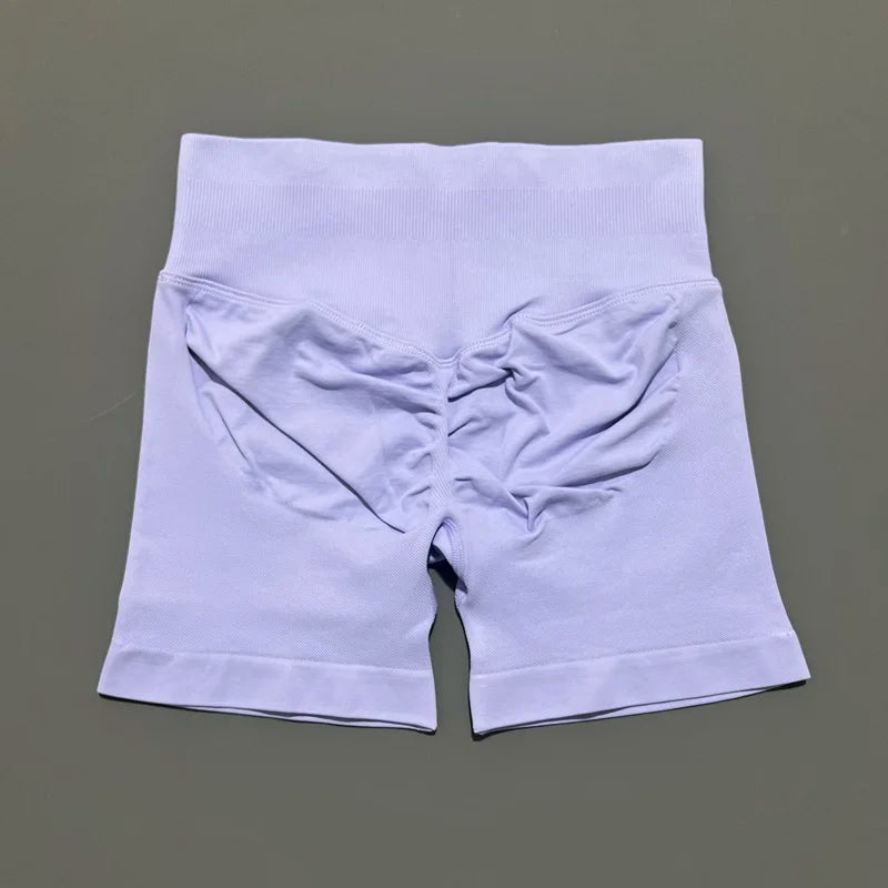 HISTELLO Impacts Shorts 4.5" Women Fitness Sports Biker Shorts