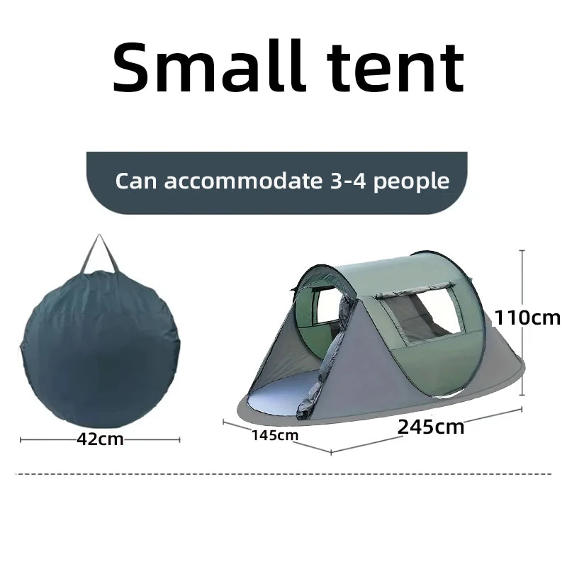 Quick opening hand throw tent waterproof camping boat tent