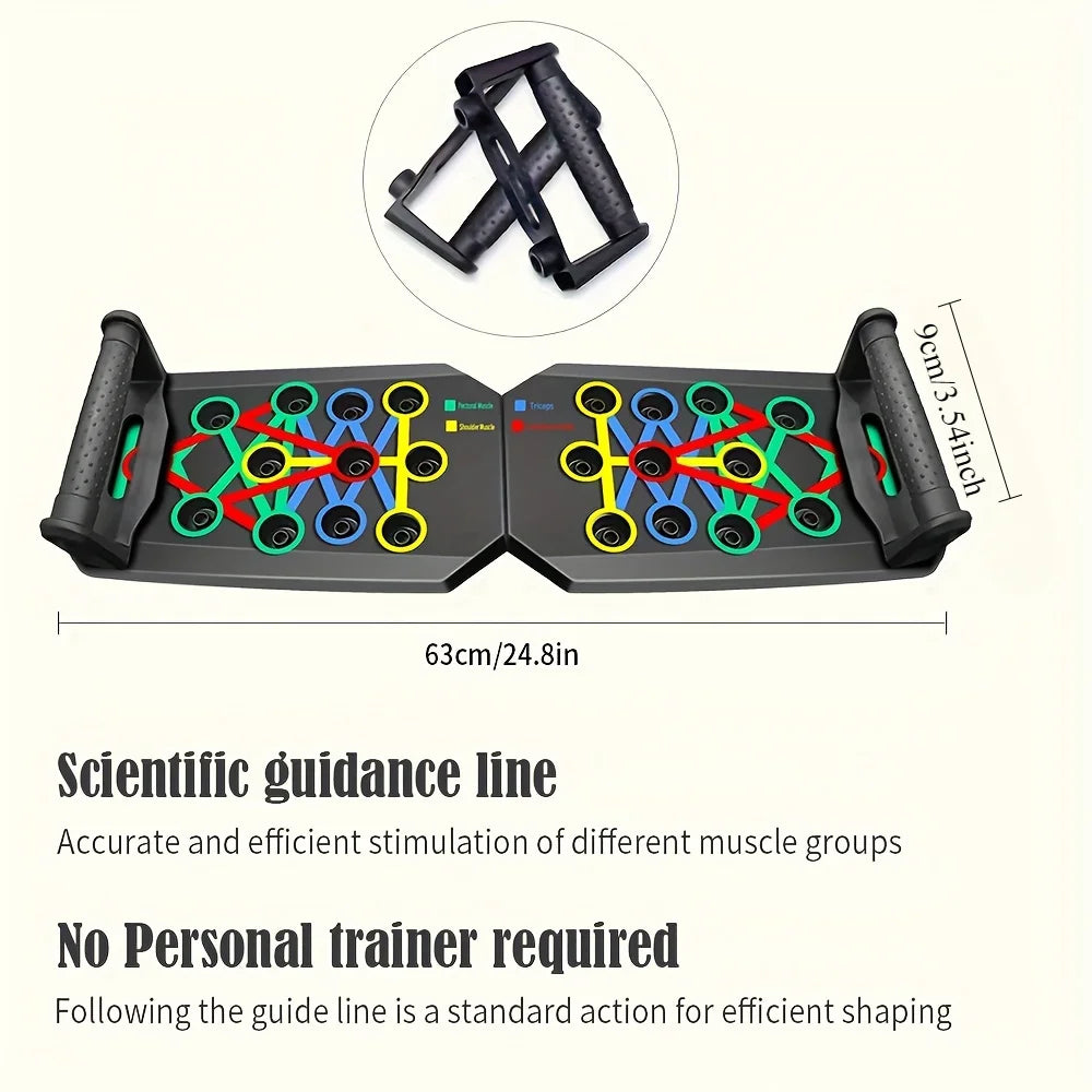 Adjustable Push-Up Board – Portable PP for Chest & Tricep Training
