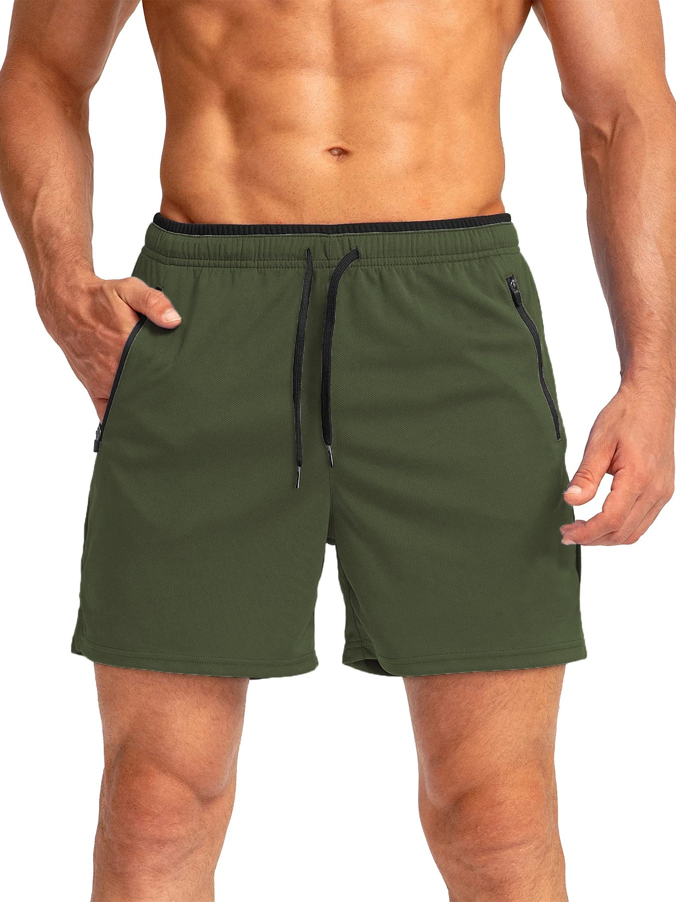 Men's Summer Sport Workout Quick Dry Athletic Shorts