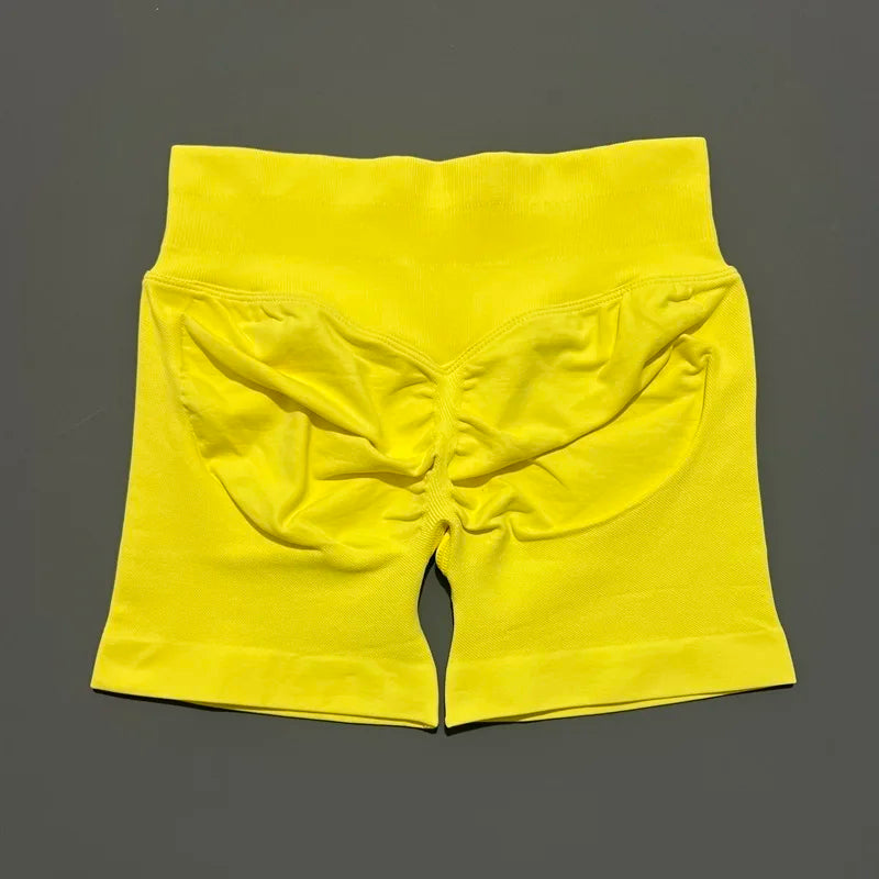 HISTELLO Impacts Shorts 4.5" Women Fitness Sports Biker Shorts
