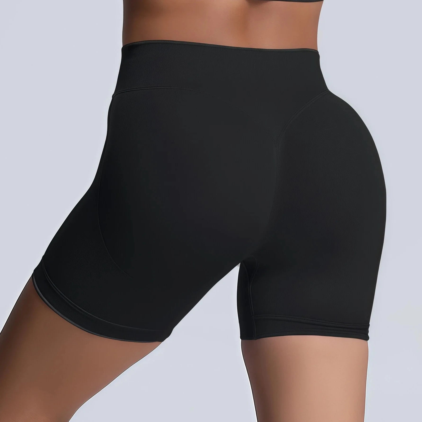 HISTELLO Impacts Shorts 4.5" Women Fitness Sports Biker Shorts